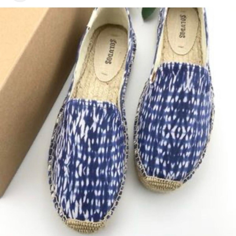 Urban Outfitters Blue Patterned Espadrilles